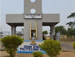 OSUN STATE POLYTECHNIC (OSPOLY) BEGINS UPLOADING ND ADMISSION LIST ON JAMB CAPS FOR THE 2023/2024 ACADEMIC SESSION