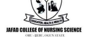 JAFAD COLLEGE OF NURSING SCIENCES (JAFADCONS) RELEASES ADMISSION FORM FOR NATIONAL DIPLOMA(ND) IN NURSING PROGRAM FIR THE 2023/2024 ACADEMIC SESSION