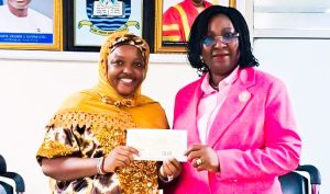LASU SENATE HONOURS UNILAG BEST DOCTORAL THESIS AWARD WINNER DR. AMINAT IGE; GIFTS HER ONE MILLION NAIRA