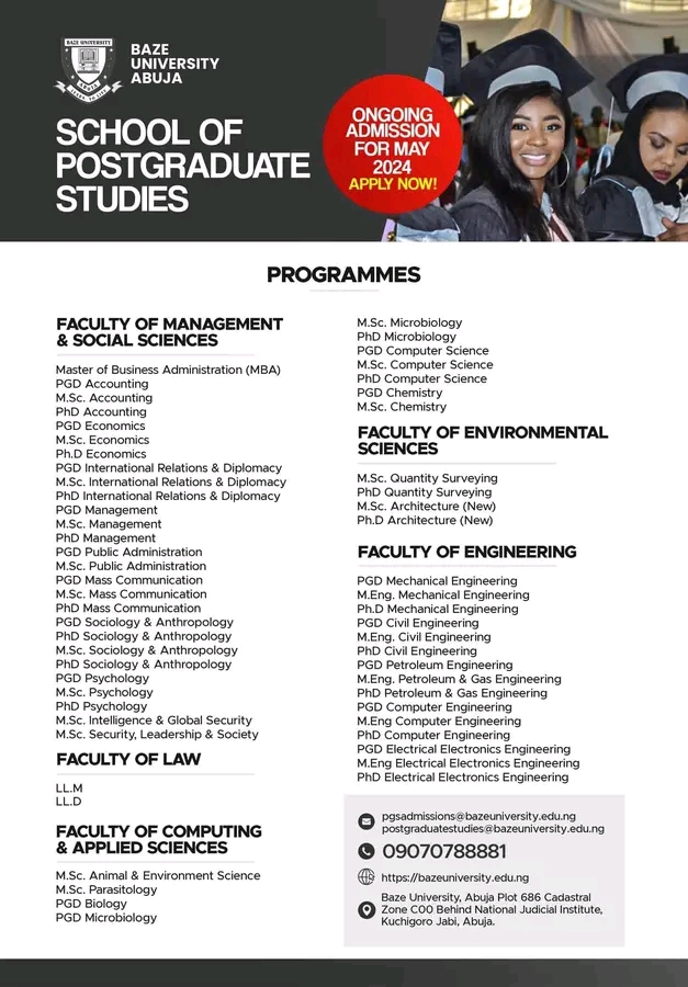 BAZE UNIVERSITY POSTGRADUATE COURSE intelligence overview