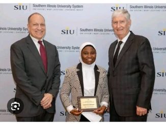 FUTA Alumna Saidat Rasaq-Balogun Receives 2024 Distinguished Student Award from Southern Illinois University