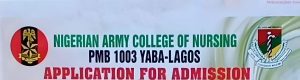 NIGERIAN ARMY COLLEGE OF NURSING RELEASES ADMISSION FORM FOR ND/HND NURSING PROGRAMME FOR 2024/2025 ACADEMIC SESSION