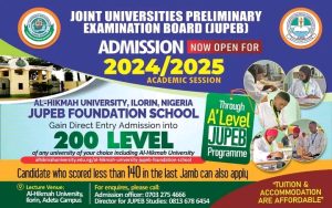 Al-Hikmah University Ilorin Releases JUPEB Programme Admission Form for 2024/2025 Academic Session