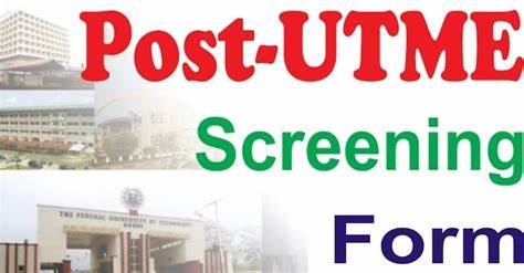 POST UTME/SCREENING REGISTRATION