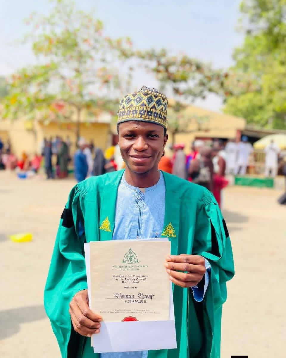 ABU ZARIA STUDENT EMERGES OVERALL BEST IN BASIC MEDICAL SCIENCES